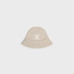 Triomphe cloche beanie in cashmere