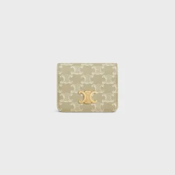 TRIOMPHE COMPACT WALLET in TRIOMPHE CANVAS