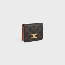 TRIOMPHE COMPACT WALLET in Triomphe Canvas