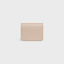 TRIOMPHE COMPACT WALLET in Shiny calfskin