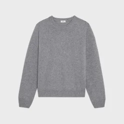 triomphe crew neck sweater in cashmere