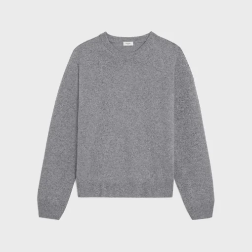 triomphe crew neck sweater in cashmere
