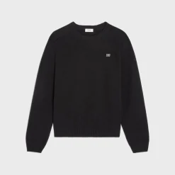 triomphe crew neck sweater in wool and cashmere