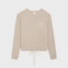 triomphe crew neck sweater in wool and cashmere