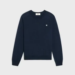 triomphe crew neck sweater in wool