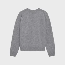 triomphe crew neck sweater in cashmere