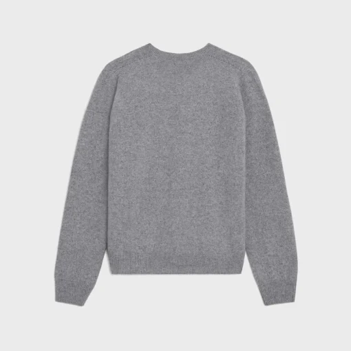 triomphe crew neck sweater in cashmere
