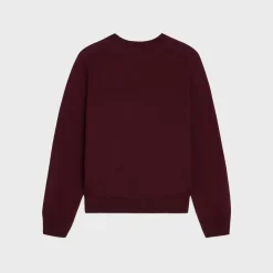 triomphe crew neck sweater in wool