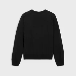 triomphe crew neck sweater in wool