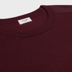 triomphe crew neck sweater in wool