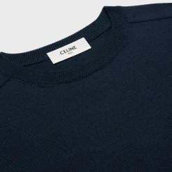 triomphe crew neck sweater in wool