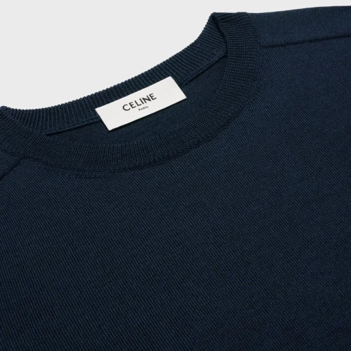 triomphe crew neck sweater in wool