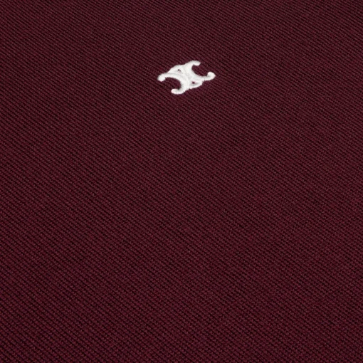 triomphe crew neck sweater in wool