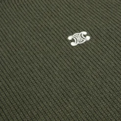 triomphe crew neck sweater in wool and cashmere