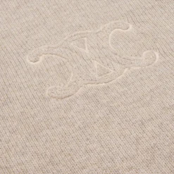 triomphe crew neck sweater in wool and cashmere