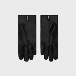 triomphe gloves in plongé lambskin