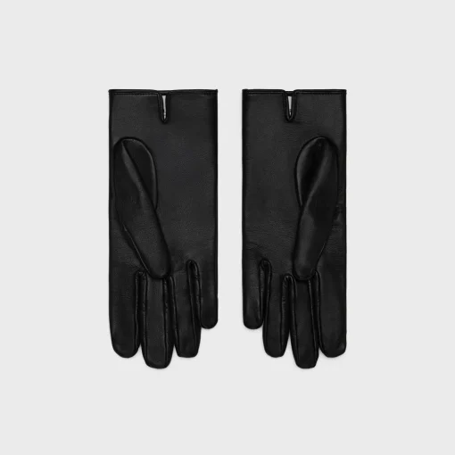 triomphe gloves in plongé lambskin