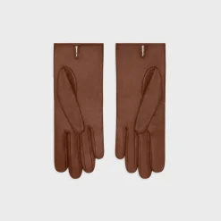 triomphe gloves in plongé lambskin