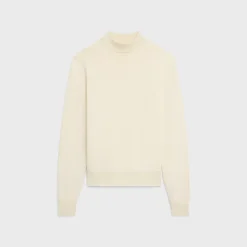 triomphe high collar sweater in wool