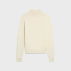 triomphe high collar sweater in wool