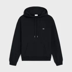triomphe hooded sweater in cotton cashmere