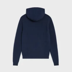 triomphe hooded sweater in cashmere wool