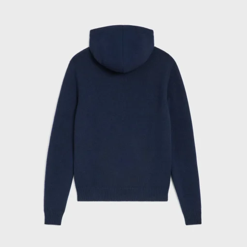 triomphe hooded sweater in cashmere wool