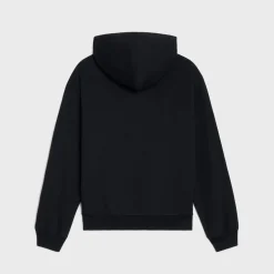triomphe hooded sweater in cotton cashmere