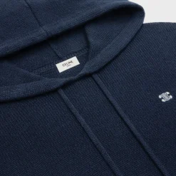 triomphe hooded sweater in cashmere wool
