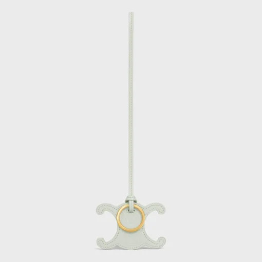 TRIOMPHE KEYRING CHARM in SMOOTH CALFSKIN