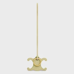 TRIOMPHE KEYRING CHARM IN SMOOTH CALFSKIN