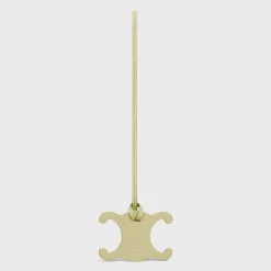 TRIOMPHE KEYRING CHARM IN SMOOTH CALFSKIN