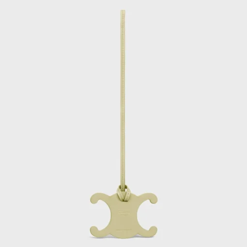 TRIOMPHE KEYRING CHARM IN SMOOTH CALFSKIN