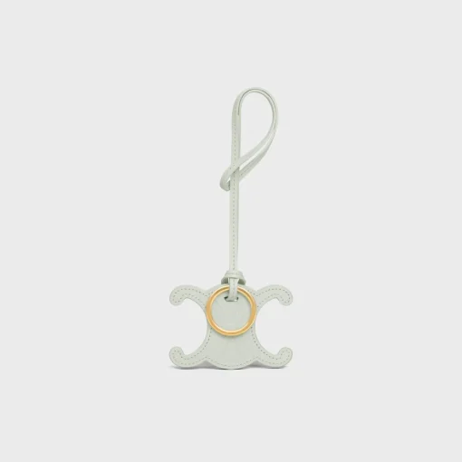 TRIOMPHE KEYRING CHARM in SMOOTH CALFSKIN