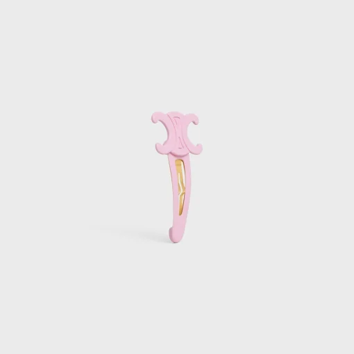 Triomphe Large Snap Hair Clip in Acetate and Steel