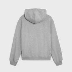 triomphe loose hoodie in cotton and cashmere