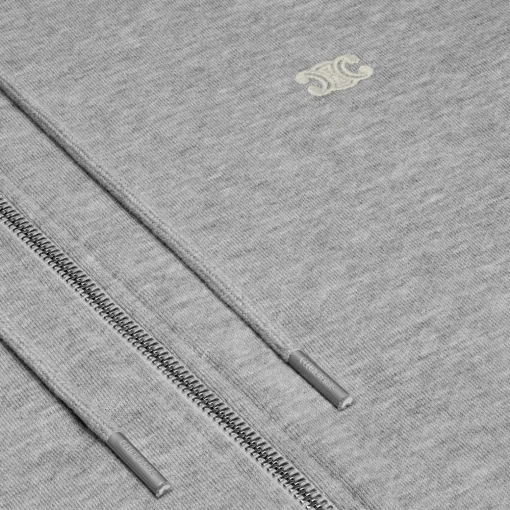 triomphe loose hoodie in cotton and cashmere