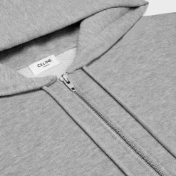 triomphe loose hoodie in cotton and cashmere