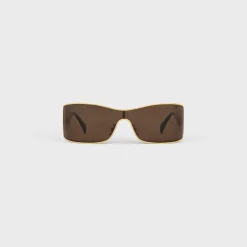 Triomphe Metal Racer Sunglasses in Metal