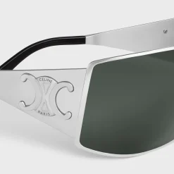 Triomphe Metal Racer Sunglasses in Metal