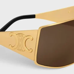 Triomphe Metal Racer Sunglasses in Metal