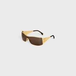Triomphe Metal Racer Sunglasses in Metal