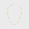 Triomphe Mini Triomphe Necklace in Brass with Gold Finish