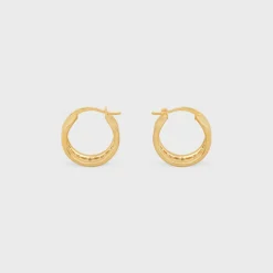 Triomphe Multi Hoops in Brass with Gold Finish