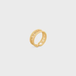 Triomphe Multi Ring in Brass with Gold Finish
