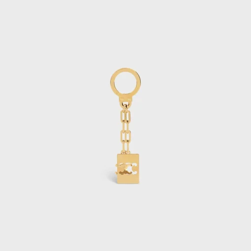 TRIOMPHE PLATE CHARM in Brass