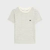 TRIOMPHE REGULAR T-SHIRT IN STRIPED JERSEY