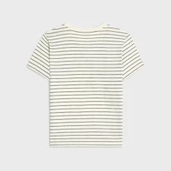 TRIOMPHE REGULAR T-SHIRT IN STRIPED JERSEY