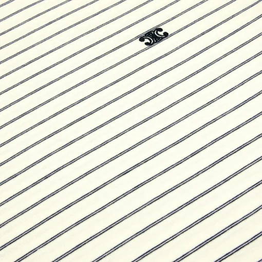 TRIOMPHE REGULAR T-SHIRT IN STRIPED JERSEY