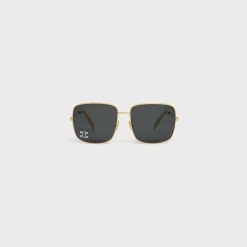 Triomphe Rhinestone 01 Sunglasses in Metal with Crystals
